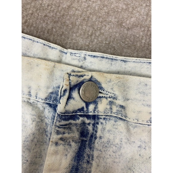 VTG WRANGLER Hi Rise Denim Mom Jean Shorts Women Size 38 Light Wash 80s 90s - Picture 7 of 7